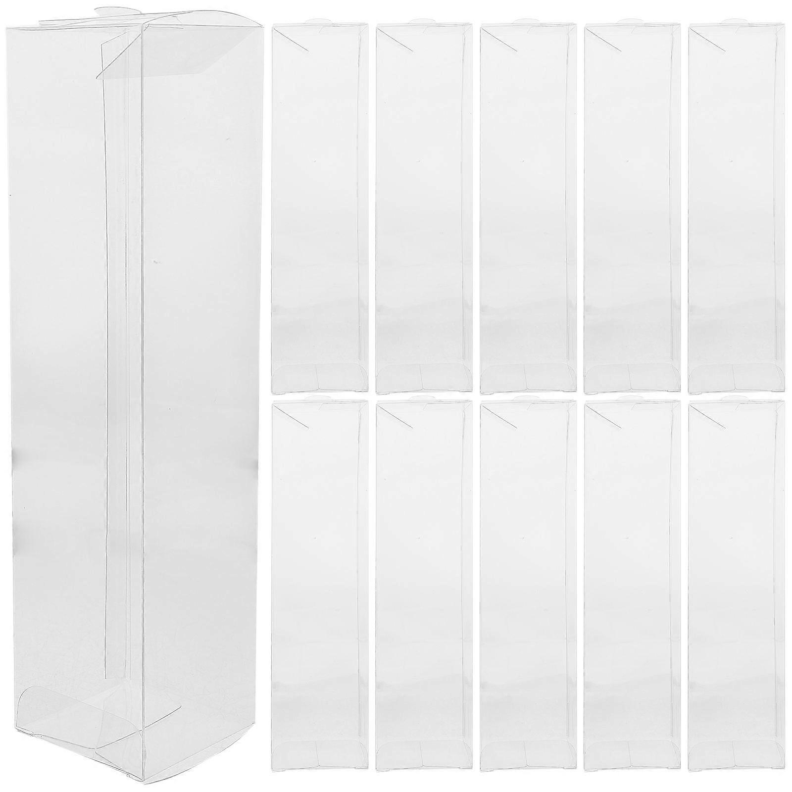 Foldable Transparent Biscuits Storage Cases 20Pcs Ideal For Graduation Party Practical