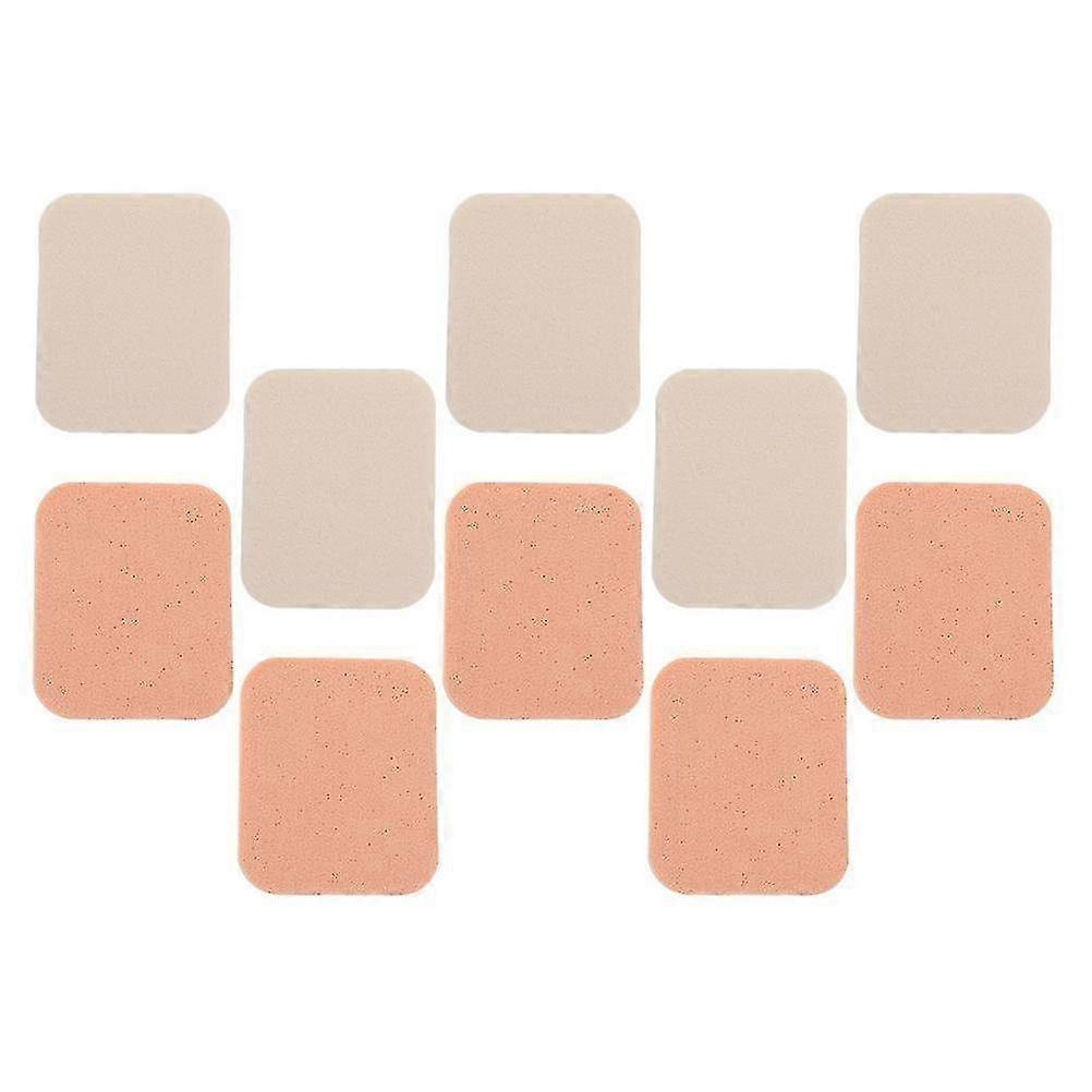 Comcompatible withtable 30Pcs Square Cosmetic Puff Set Makeup Puff compatible with Women