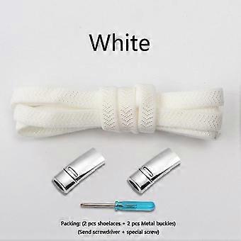 Magnetic Lock Shoelace Without ties Flats Elastic Laces for Sports Unisex 8mm Thick Tennis No Tie Shoe laces Shoes Accessories