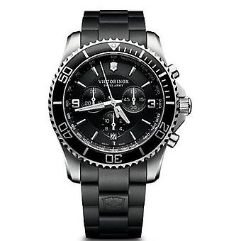 Victorinox maverick Quarz Analog Man Uhr mit V241696 Gummi Armband