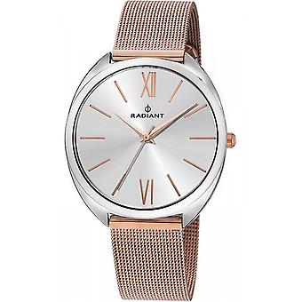 Strålende nye Habana kvarts analog kvinne klokke med RA420204 gullbelagt rustfritt stål armbånd