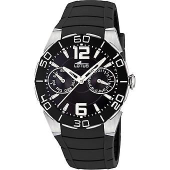Lotus cool Quartz Analog Woman Watch with L15701/8 Rubber Bracelet