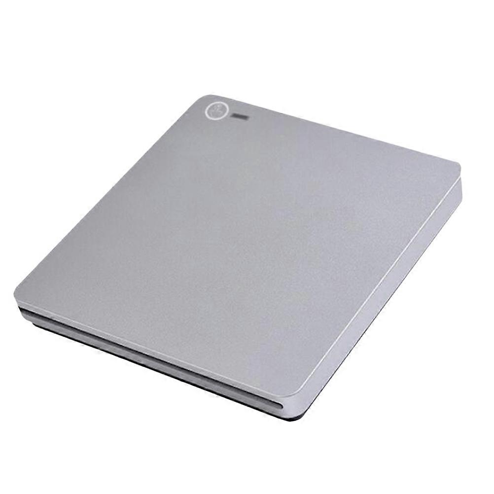 Dual Interface External Cd Burner USB Device for Computer Silver