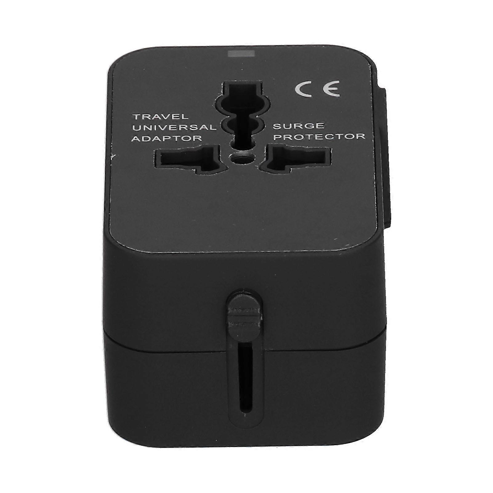 Universal Compact Travel Adapter with USB-C