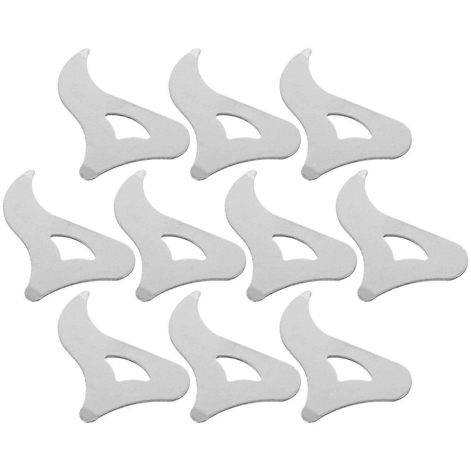 Silver Nut Crackers for Macadamia Nuts Stainless Steel Tool 10Pcs Set