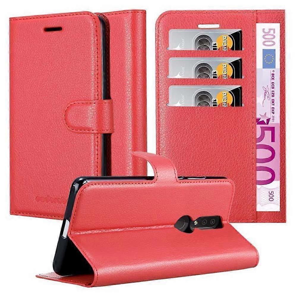 Case compatible with Nokia 4.2 - Protective case with card slots and stand function
