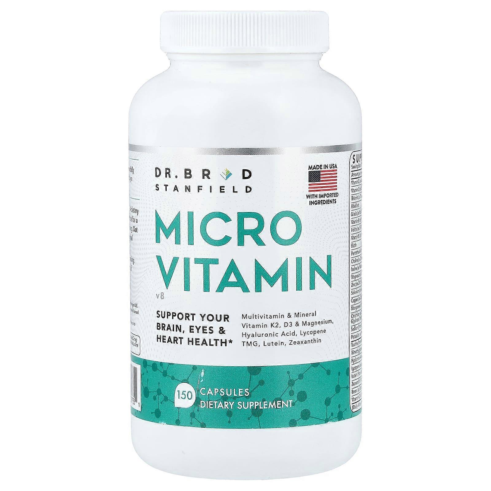 Dr. Brad, Micro Vitamin, 150 Capsules