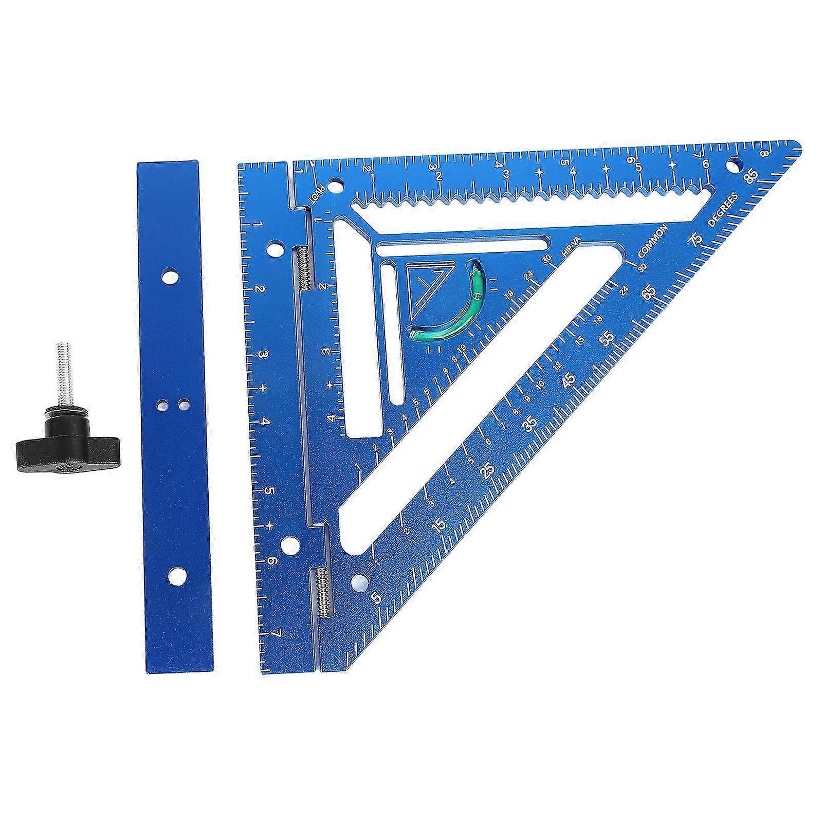 Rafter Square Tool Professional Innovative Triangular Ruler Protractor Accurate Carpenter Layout Measuring Tool