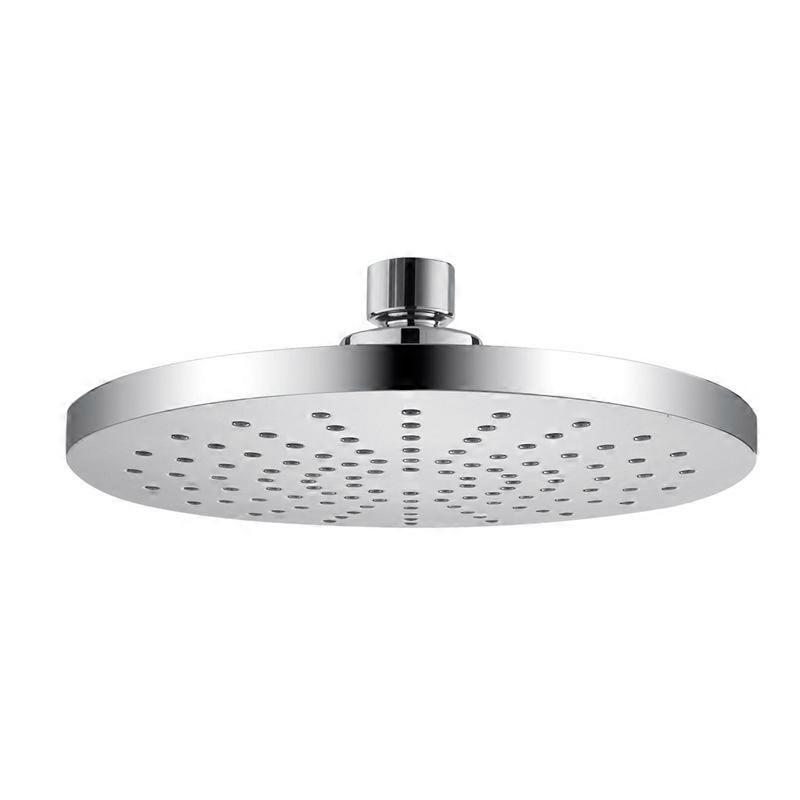 Eight inch double sided fully galvanized round shower head set O