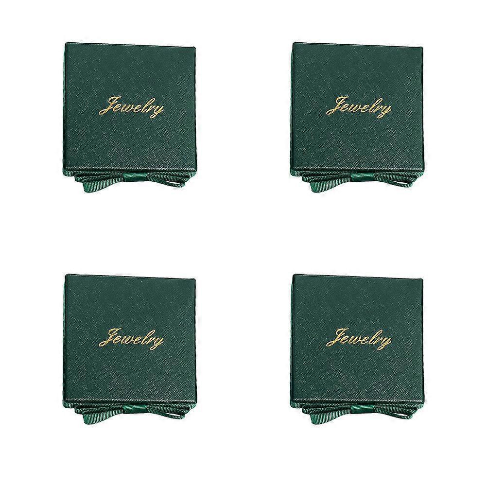 Dark Retro Bowknot Jewelry Boxes compatible with Storage Use 4Pcs