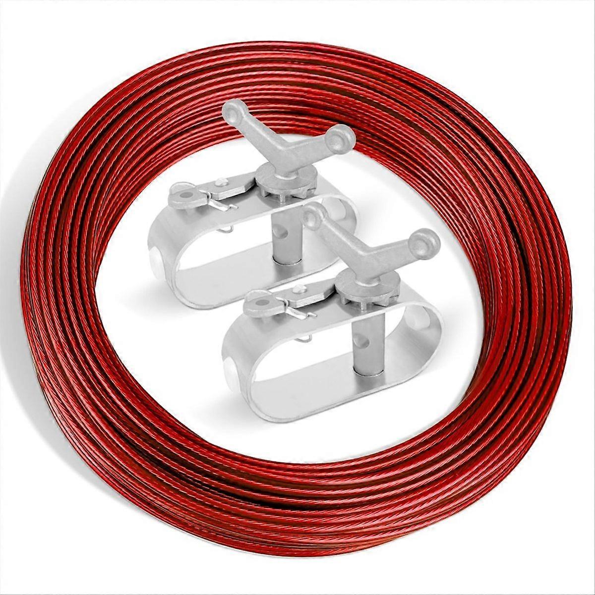 Pool Cover Cable & 2 Winch Suitable for Above Ground Swimming Pool Mod