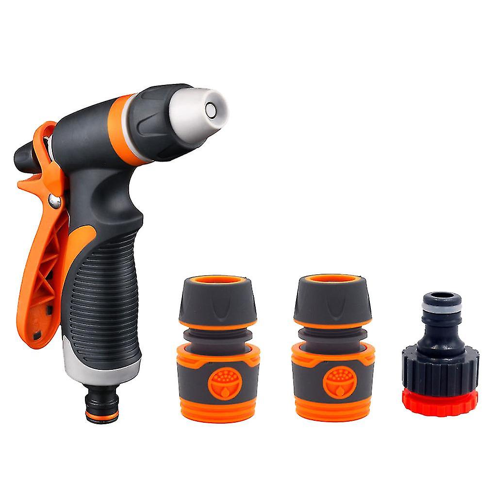 Garden Hose Nozzle Watering Spray High Pressure Sprinkler Adjustable Patterns