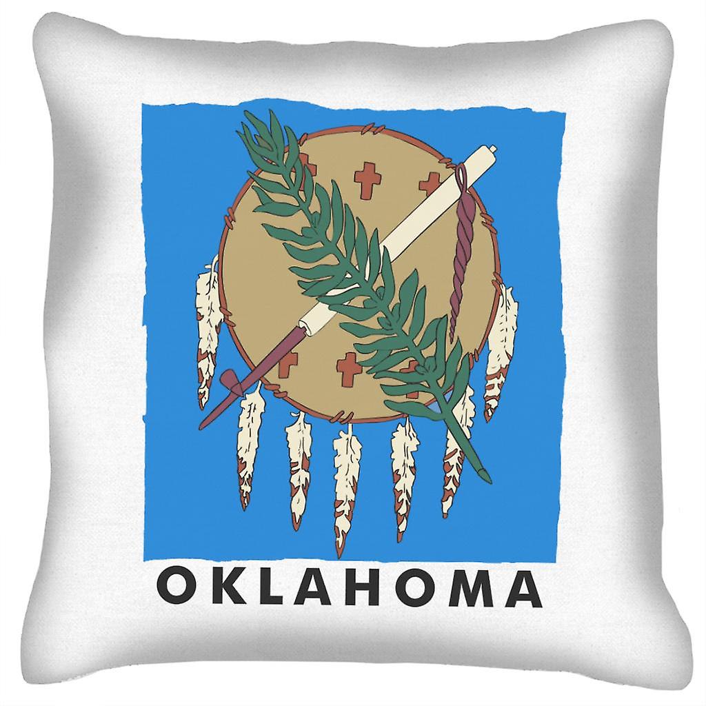 Oklahoma State Flag Cushion