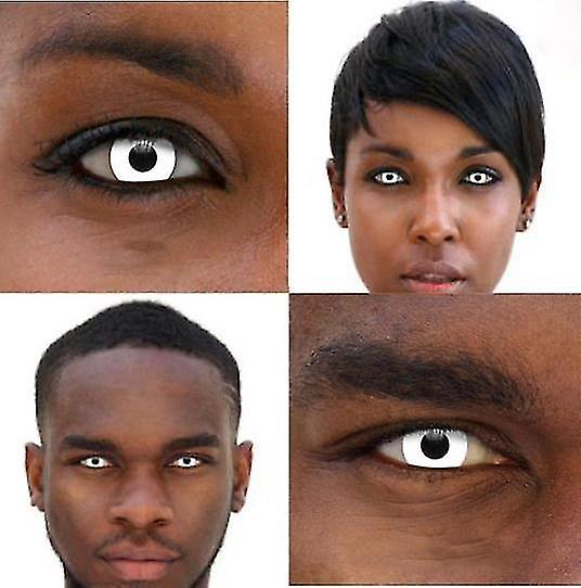 White Halloween Inspired 365 Day Coloured Contact Lenses