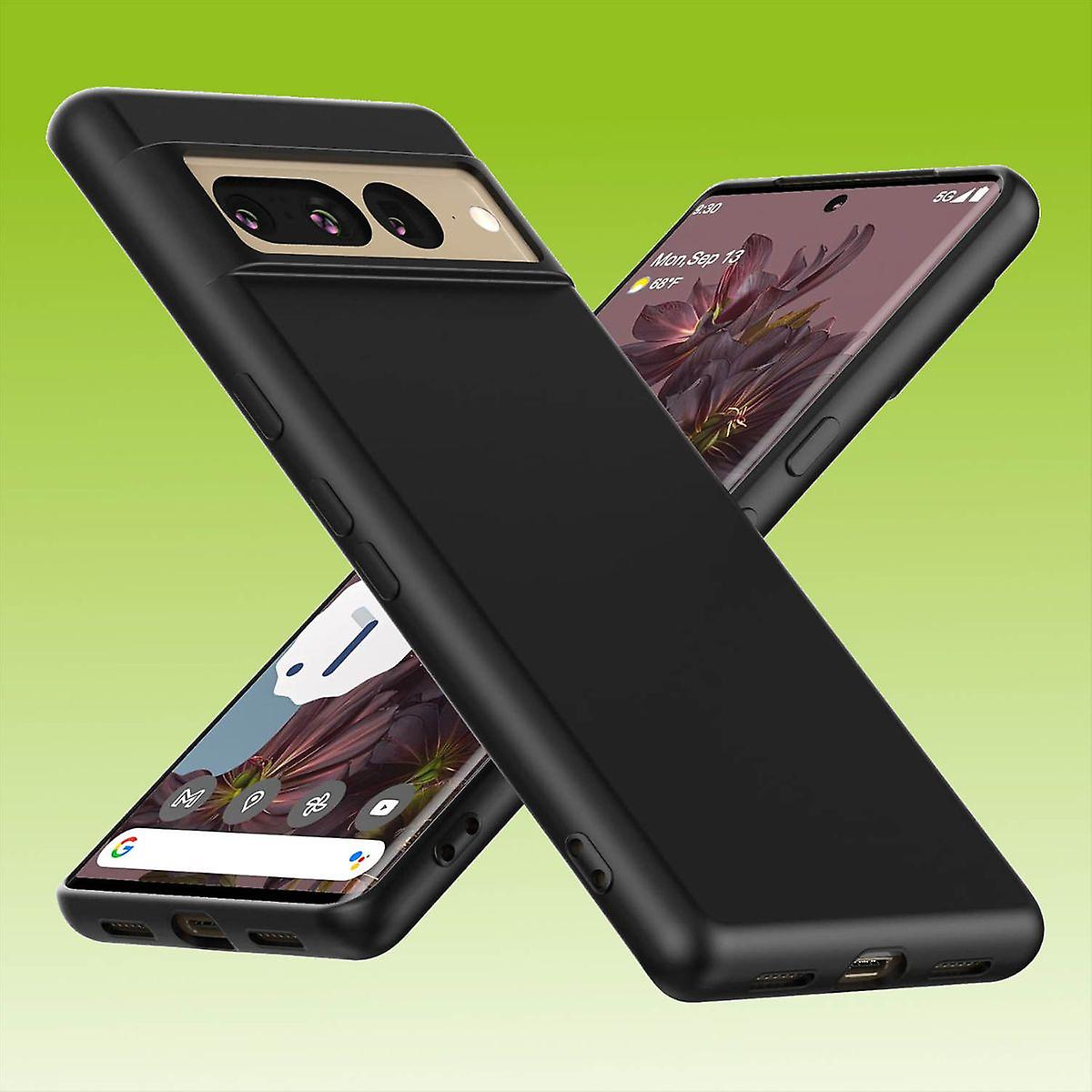 For Google Pixel 7 Pro Silicone Case TPU Protector Black Mobile Phone Case Sleeve Cover Case Accessories New