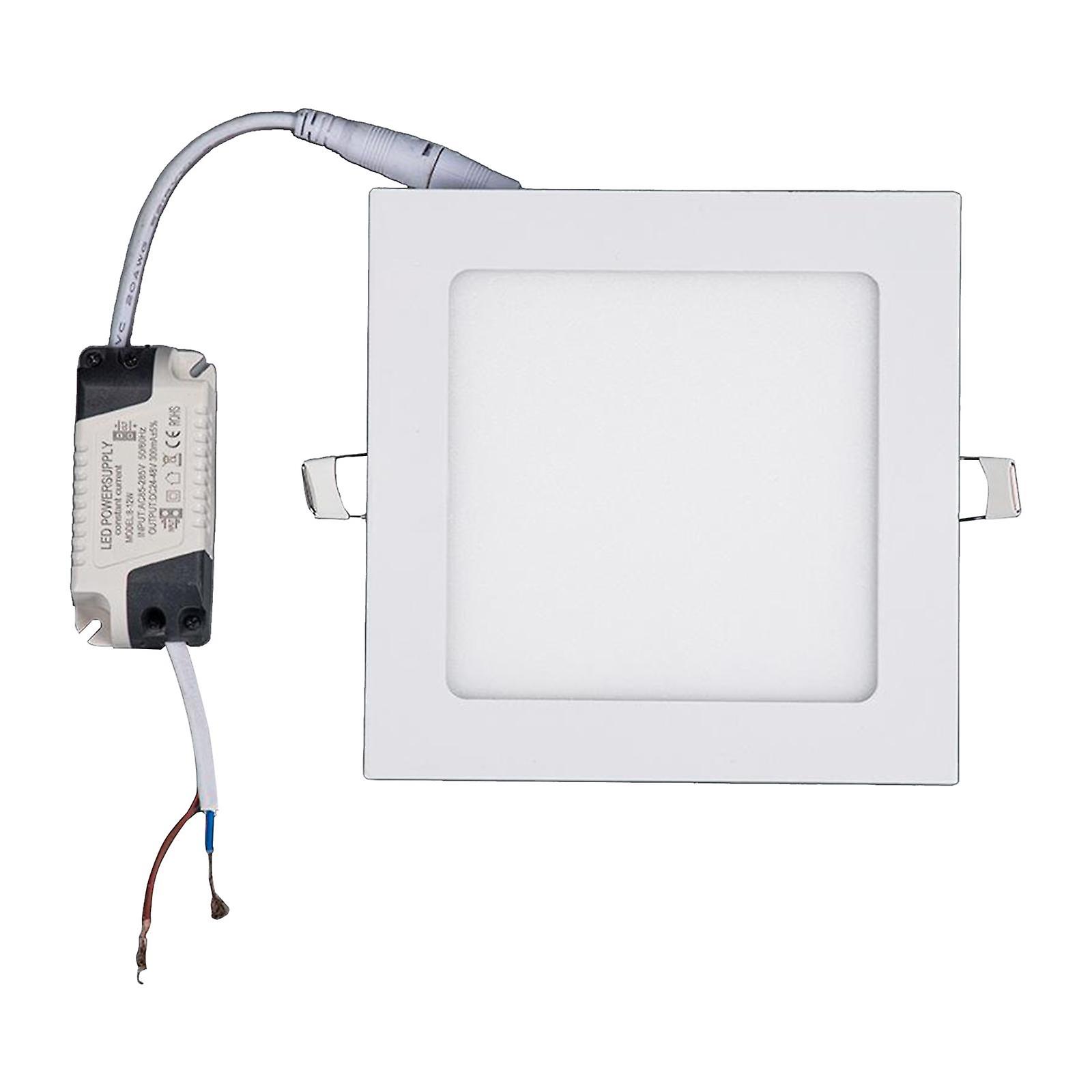 Recessed Downlight Ceiling Light Kitchen Bedroom Workplace Square 6W 6500K