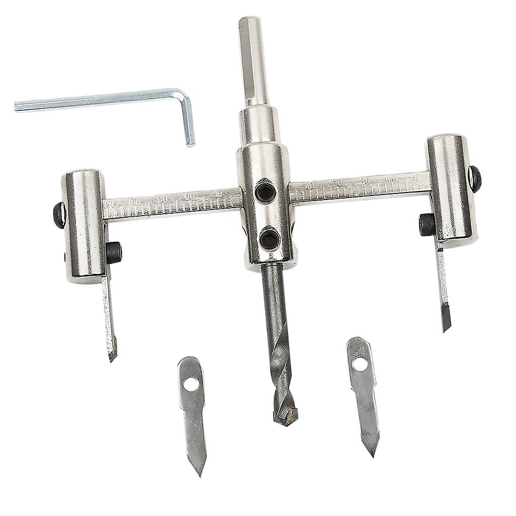 Adjustable Metal Wood Circle Cutter  Drill Bit Tools 145mm White