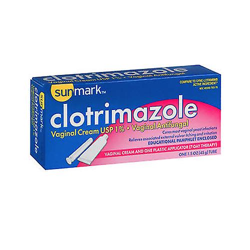 Sunmark Clotrimazole Vaginal Antifungal Cream, 1.5 Oz (Pack of 1)