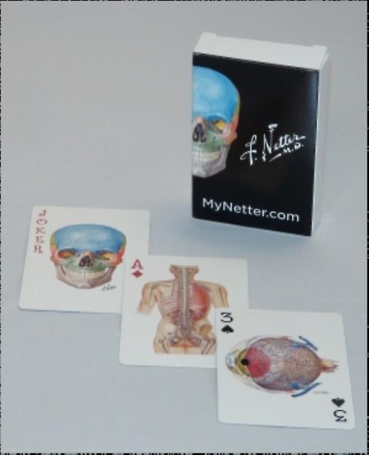 Netter Playing Cards by Netter & Frank H. & MD Paperback Book