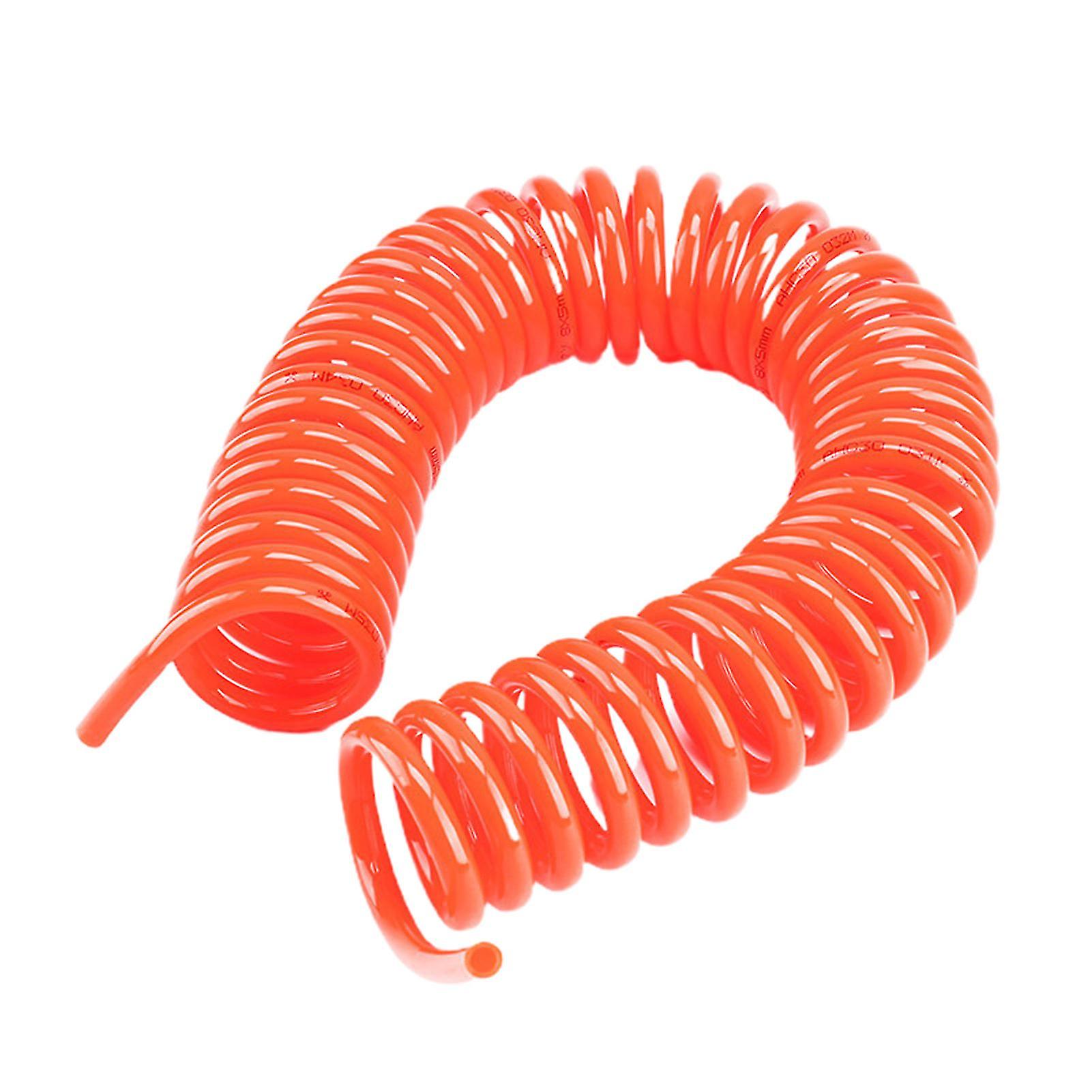 6-15m 8x5 Air Compressor Hose Good Oil Resistance Convenient To Use Accessories Reliable Air Blower Recoil Hose For Automated Manufacturing