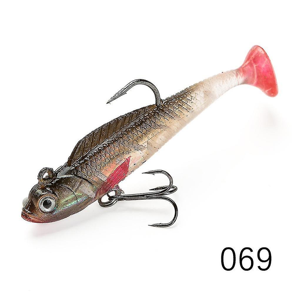Weicher Köder 7cm Bass Angeln Badeköder 1pcs 9g Jig Angelköder