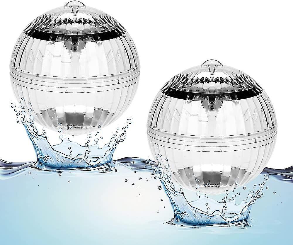 Floating Pool Lights, Solar Floating Lights, 2 Pack Waterproof Floating Ball, Color Changing Floating Pool Light, Solar Floating Ball Pool Lights For