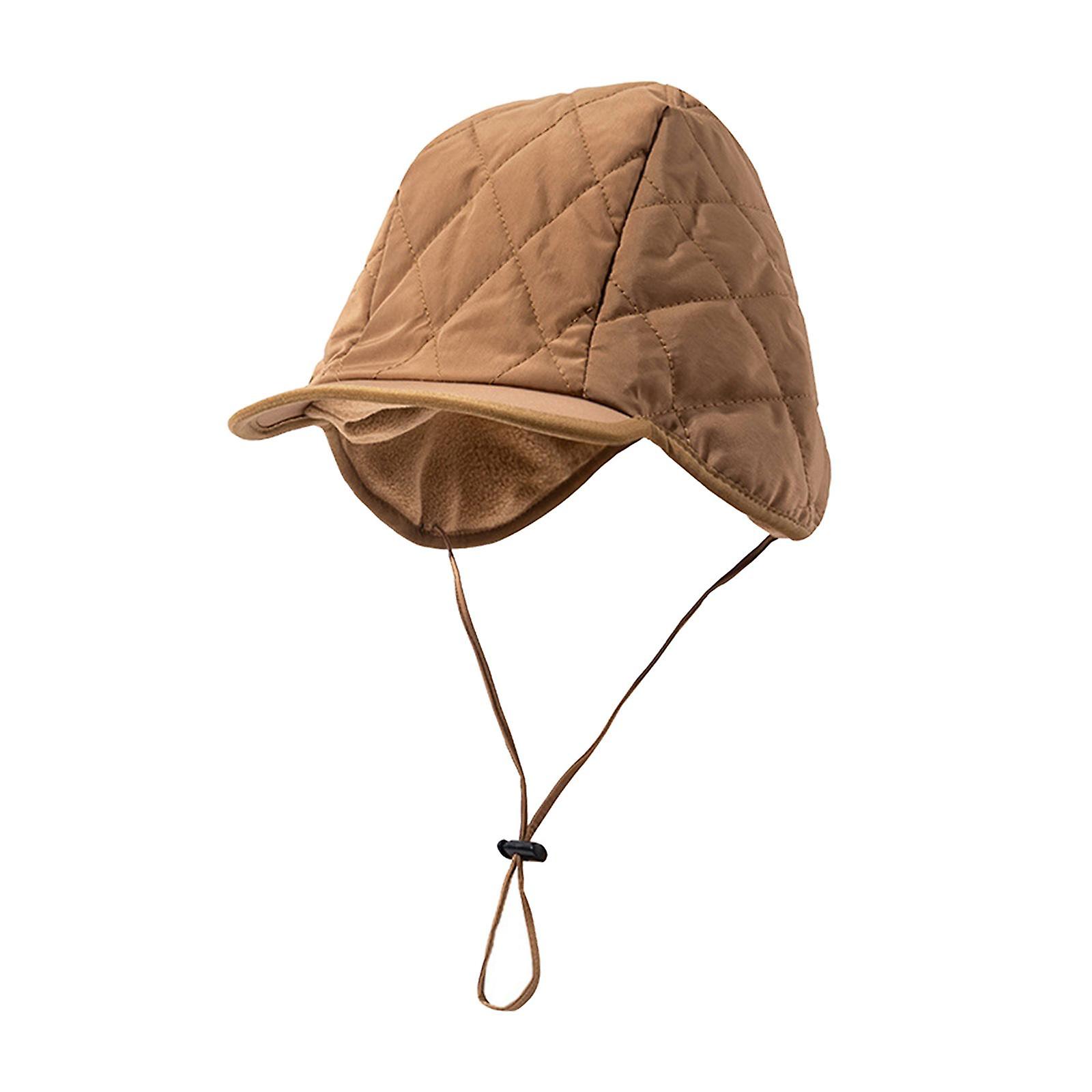 Heren Dames Winter Ear Trapper Hat Outdoor Winddicht Ski wit