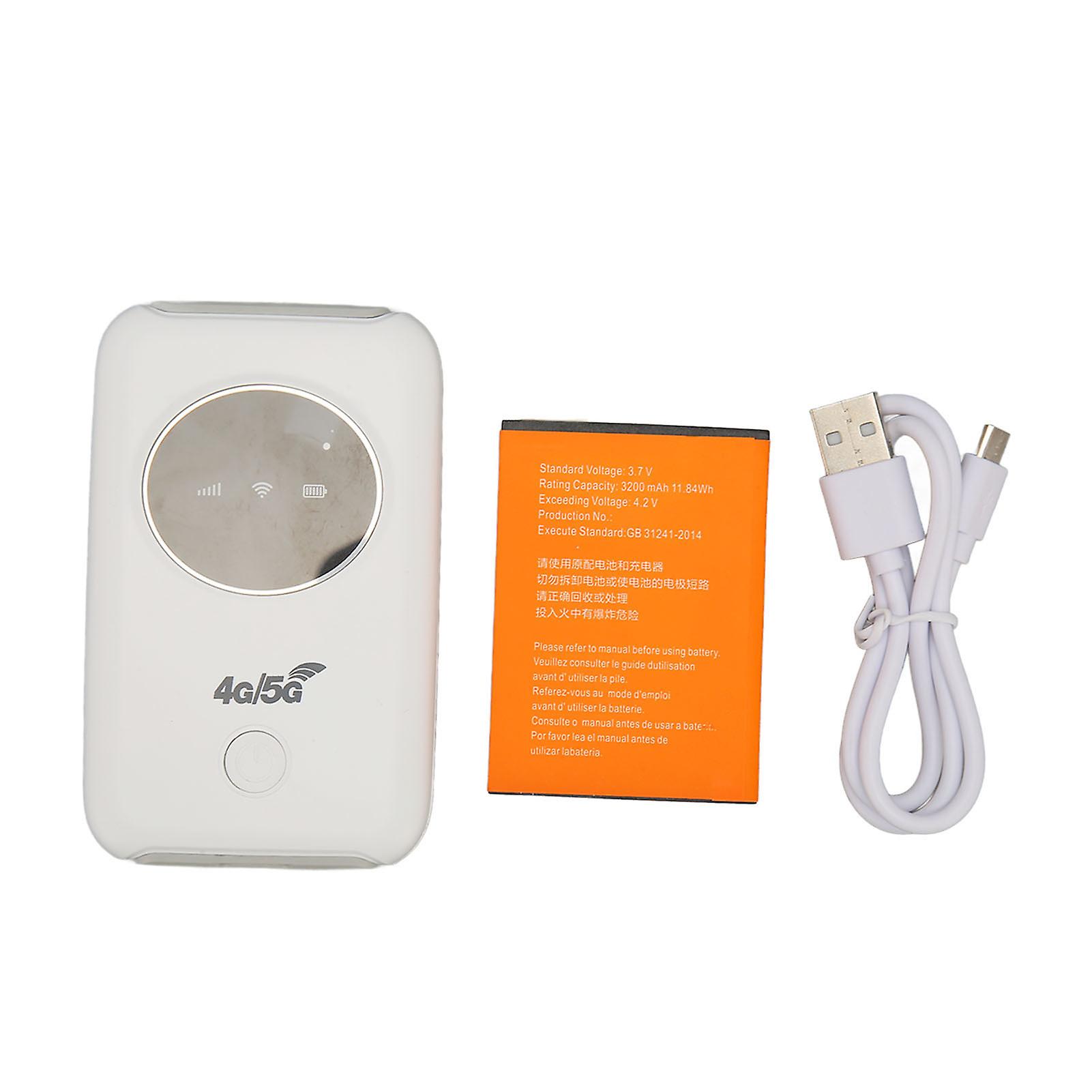 4G Mobile WiFi Hotspot Insert Micro SIM Card 3200mAh Large Capacity Battery Mini LTE Portable Router for Laptop TV Phone