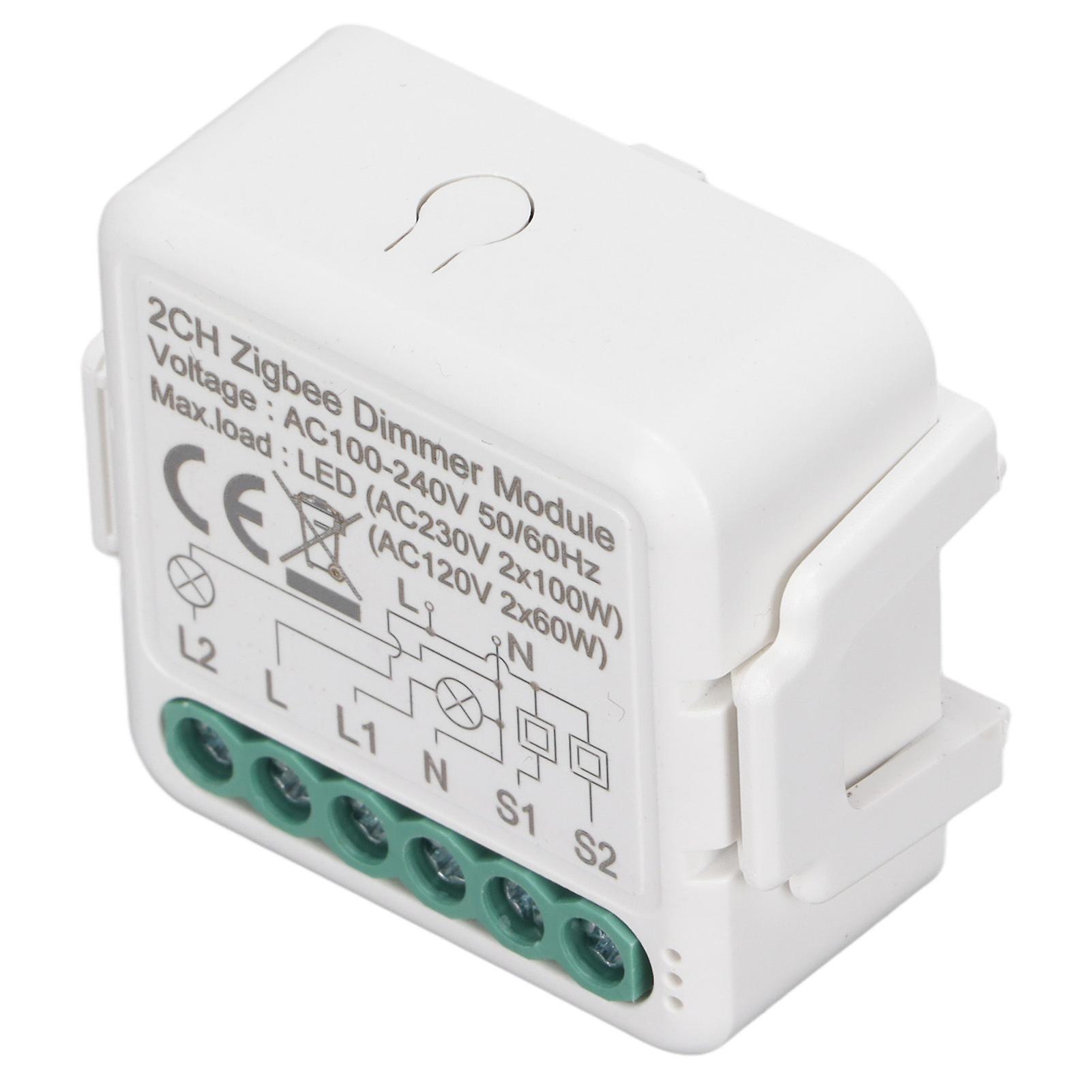 Smart WiFi Switch Module AC100-240V White ABS Two-Way Control