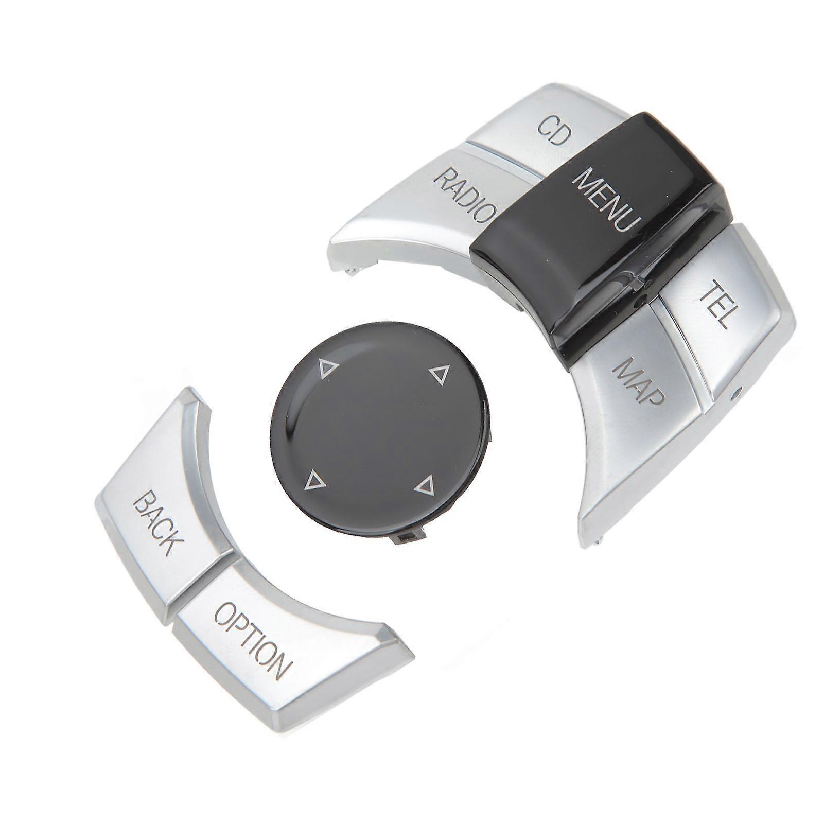 6 PZ Centrale Pulsanti Multimediali Superficie Squisita Liscia Touch Manopola di Controllo Copri Pulsante Adatto per 1 3 5 6 Serie Electrosilvering