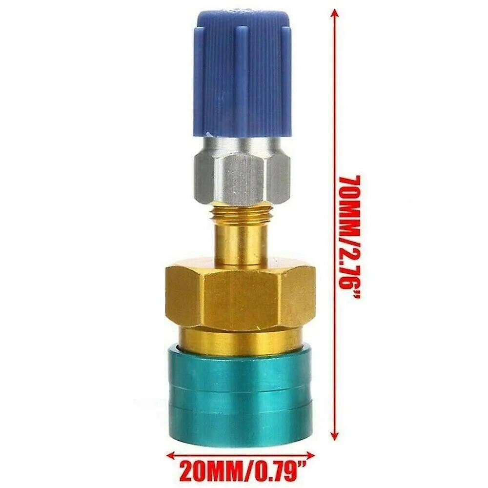 Adapter Quick Fitting Coupler for R1234YF To R134A High Low Side Adapter Fitting Connector Car Airconditioning Fitting Tool~60186