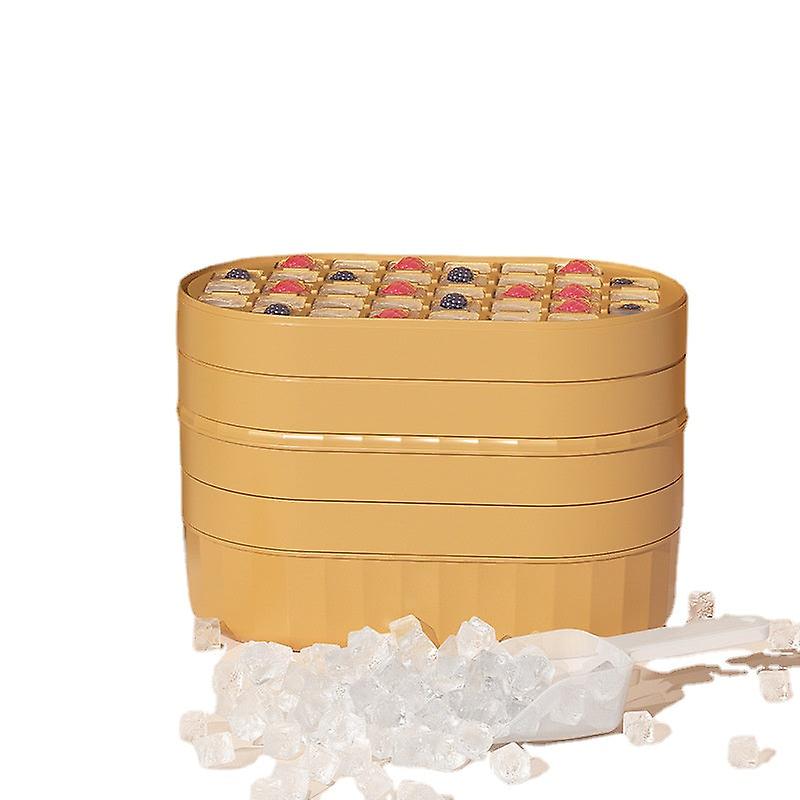 Ice Cube Trays Moids Frozen Storage Containers For Chocolate Cold Drinks 72-cell Large Capacity