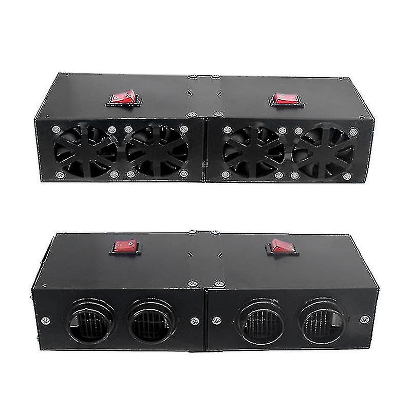 1600w 4 στέγαστρα αυτοκινήτων οπών γρήγορη θέρμανση 12v/24v παρμπρίζ παραθύρων θέρμανσης ανεμιστήρων αέρα Demister για το φορτηγό φορτηγών αυτοκινήτων αυτοκινήτων