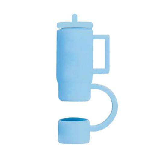 Straw Topper Silicone Straw Caps 10mm Straws Lids Cup Shape Design Straw Covers Food-Grade Reusable Seal Protect Drinks Cup Accessory