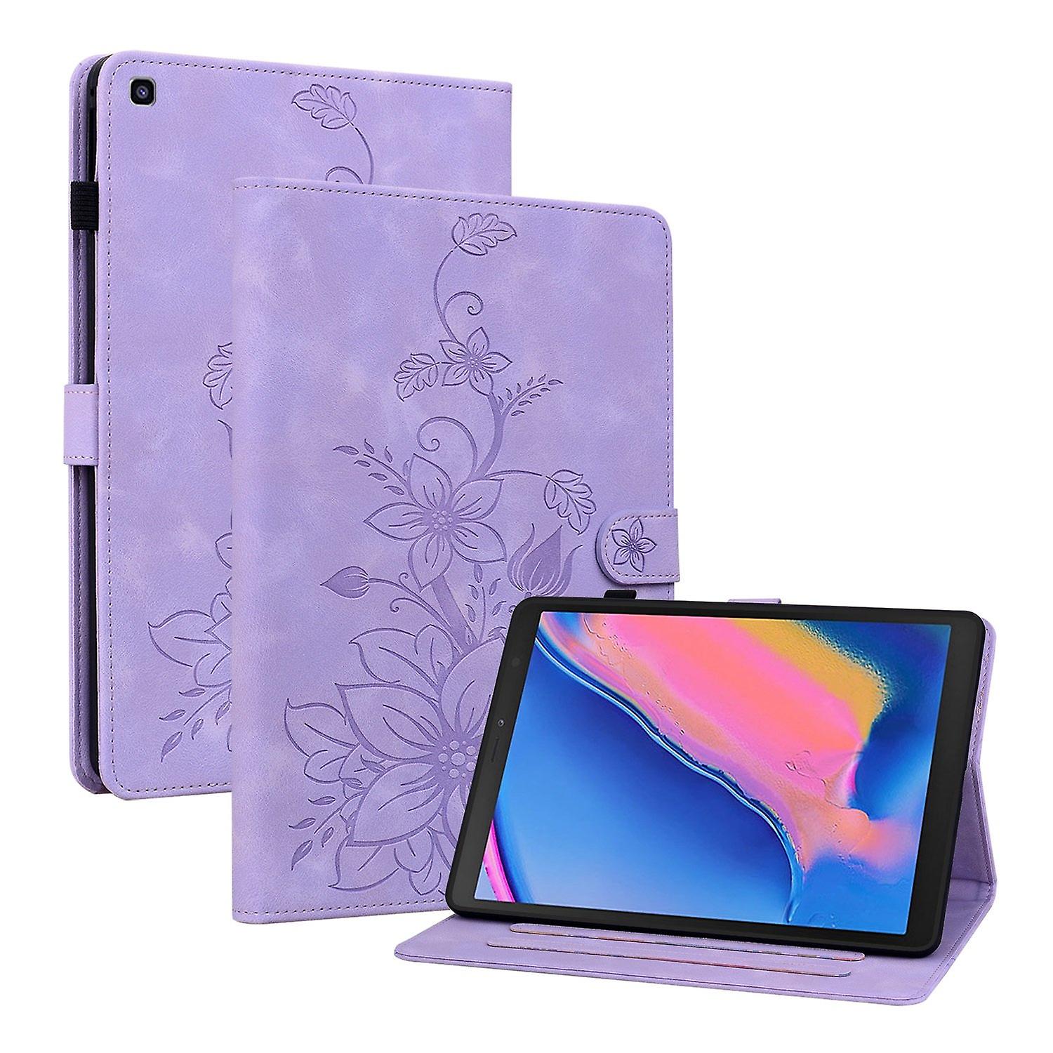 Embossed Leather Case For Samsung Galaxy Tab A 8.0 2019