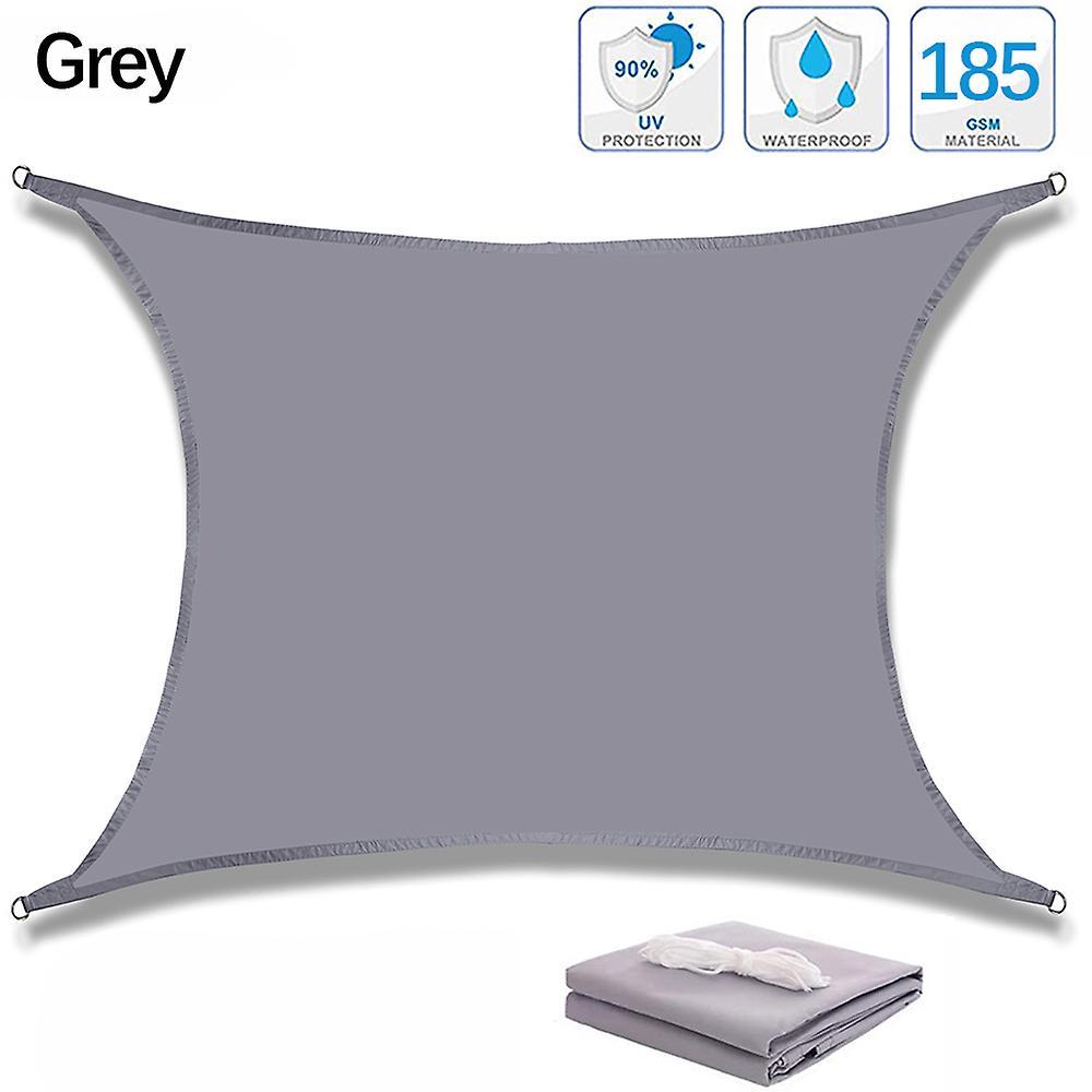 Vela ombreggiante di protezione UV impermeabile esterna, tenda da sole in poliestere 300d, copertura antipioggia da giardino Baldacchino