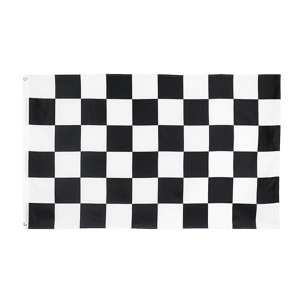 90x150cm Black White Square Car Racing Checkered Flag