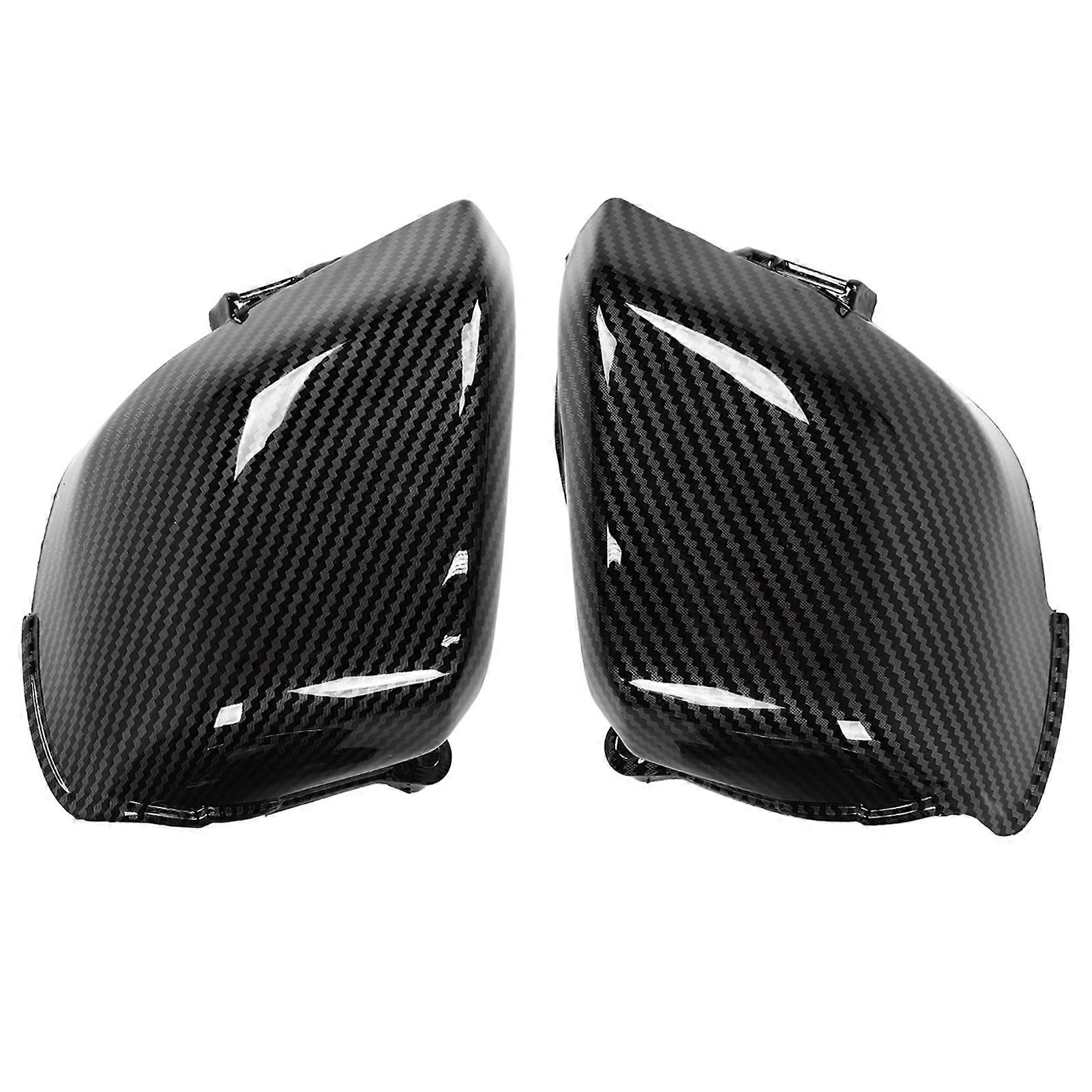 2pcs Carburetor Side Cover Carbon Fiber Style ABS Replacement For CB 400 CB400 VTEC 19992007 NO.96694