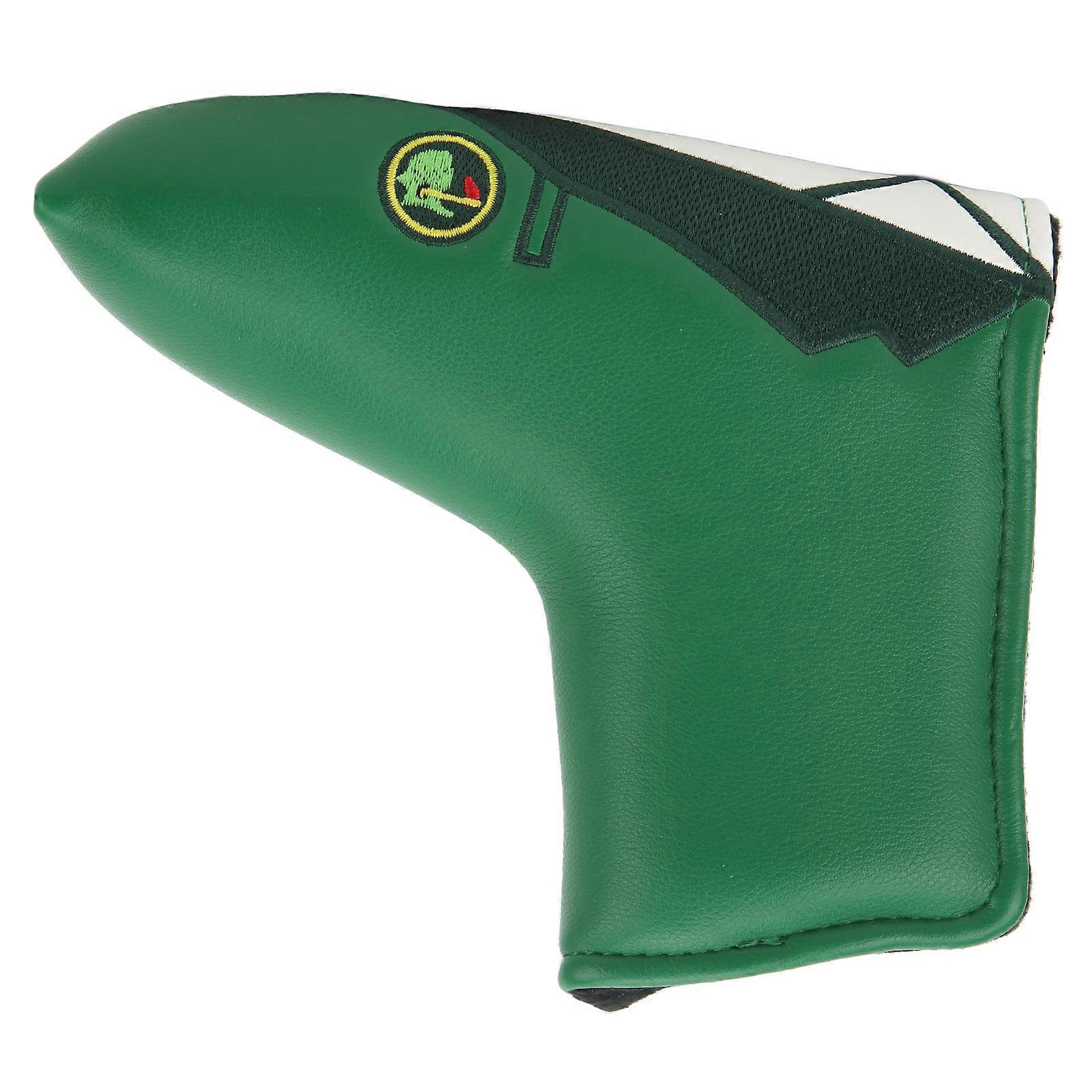 גולף פוטר כיסוי ראש בצורת l עמיד למים פו גולף פוטר כיסוי ראש מתנה אידיאלית לגולף ירוק