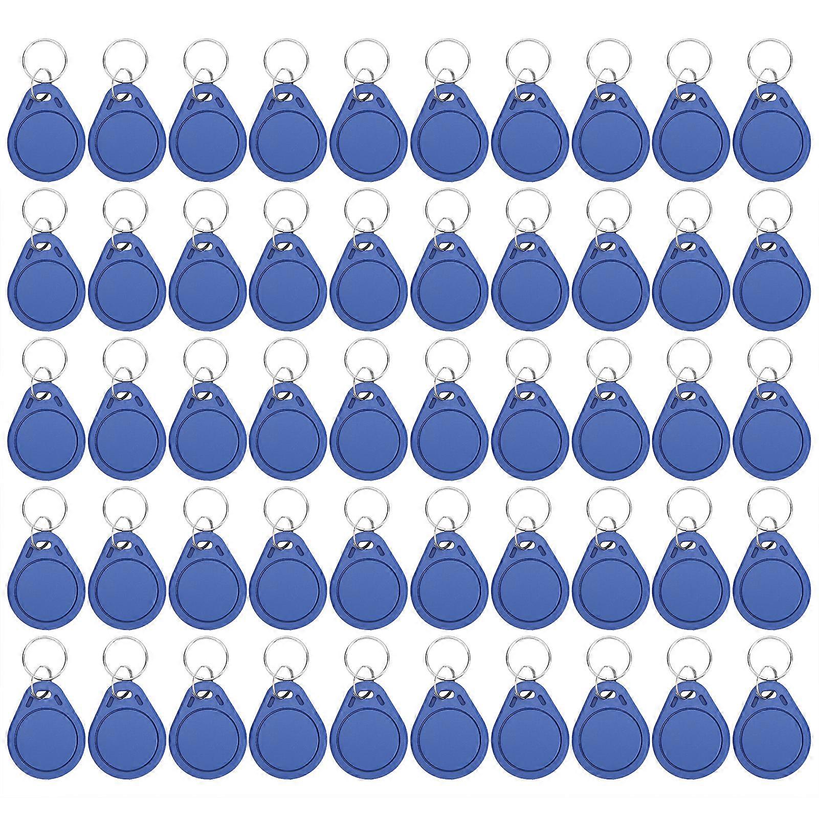 50pcs 13.56mhz Iccuid Key Tag Repeatedly Rewrite For Access Control Time Attendance Parking Lots