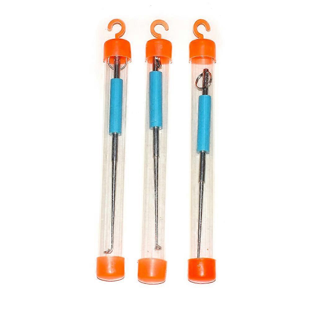 1pc Stainless Steel Easy Fishhook Puller Uncoupling Device Fishing Tools Flask Handles Safety