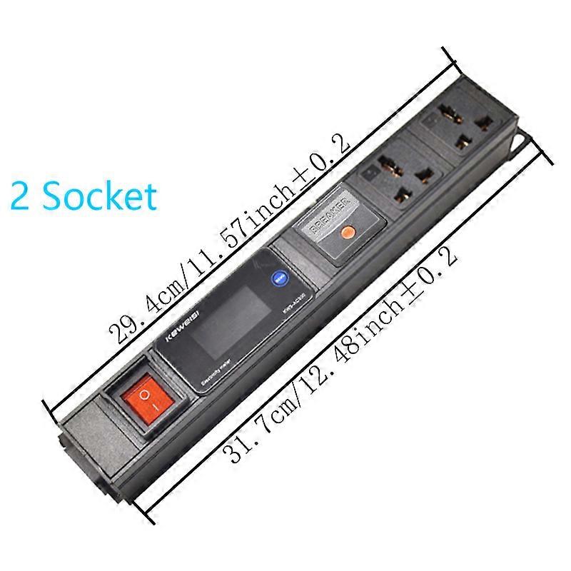 PDU network cabinet bracket, overload protection, voltmeter, ammeter, energy meter, universal socket, C14 interface
