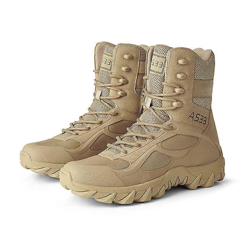 Botas táticas militares altas botas 41 cáqui