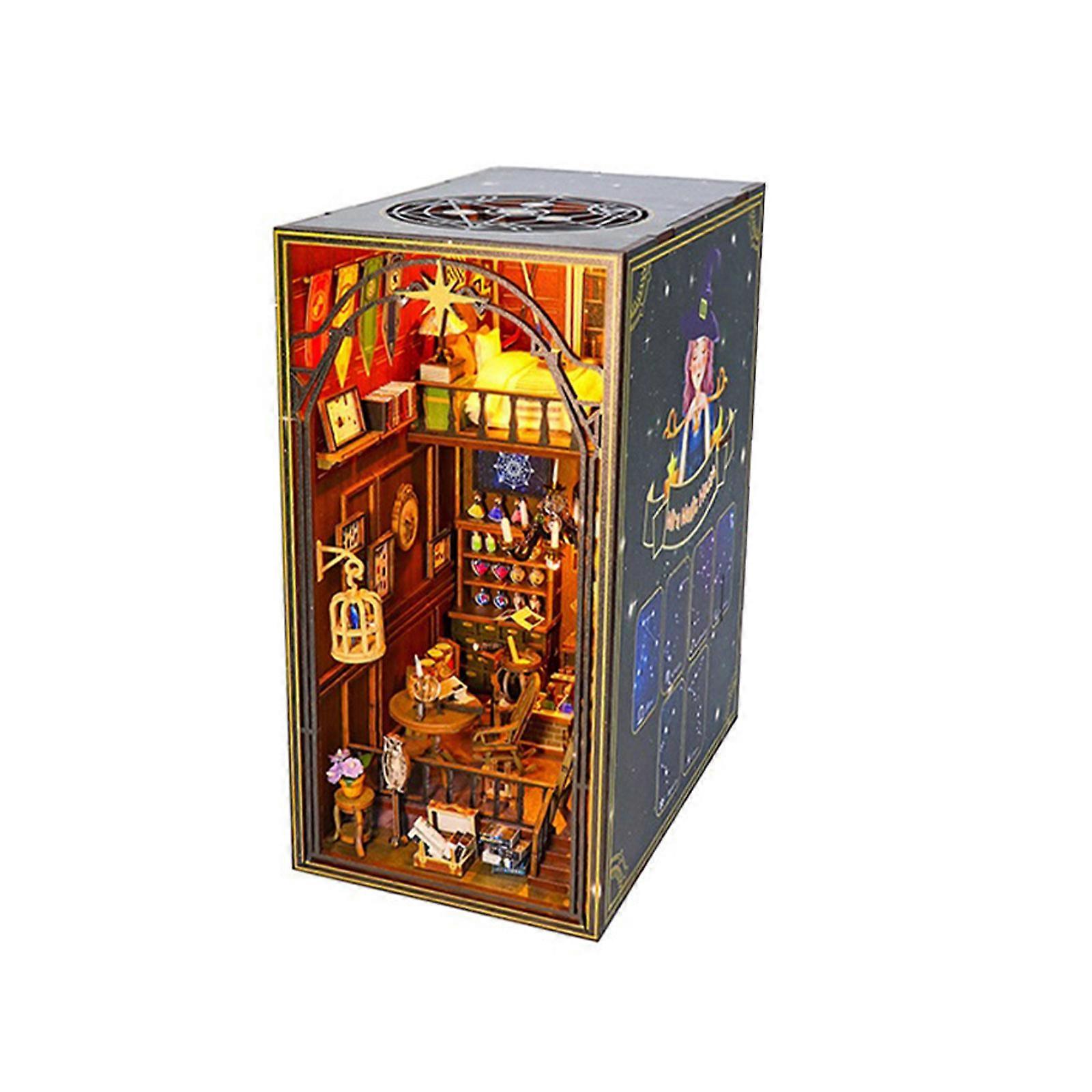 M2311 - Mira Magic House (Αγγλική έκδοση) 3D διόραμα συναρμολόγηση βιβλίο μόνιμη μοντέλο κτιρίου Ναυτιλία βγάλτε κόλλα αλκοόλ