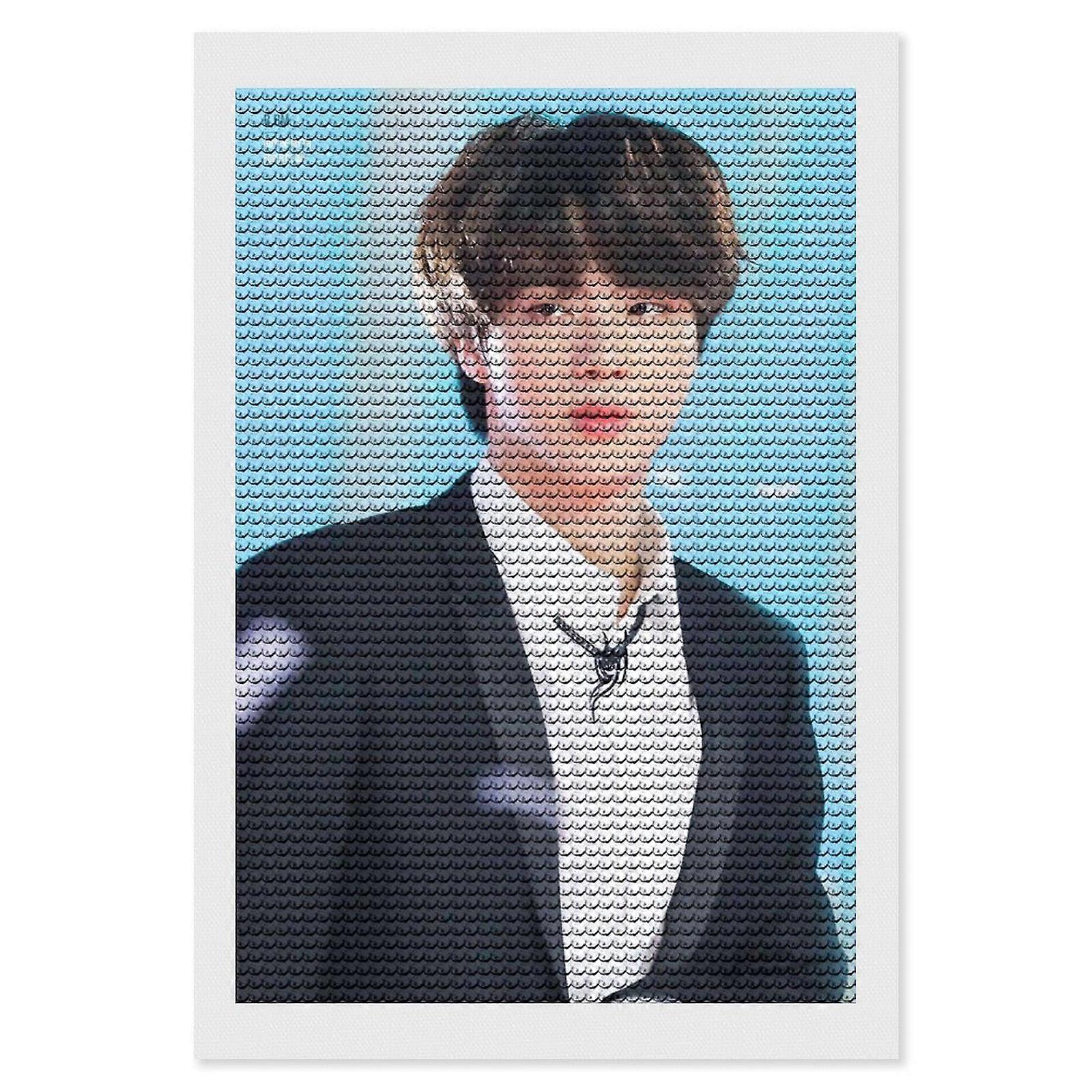 BTSジン(31)ダイヤモンドアートジェムアート絵画フルドリルラウンドアートジェムペインティングキット大人用ダイヤモンドアートキット-XX679