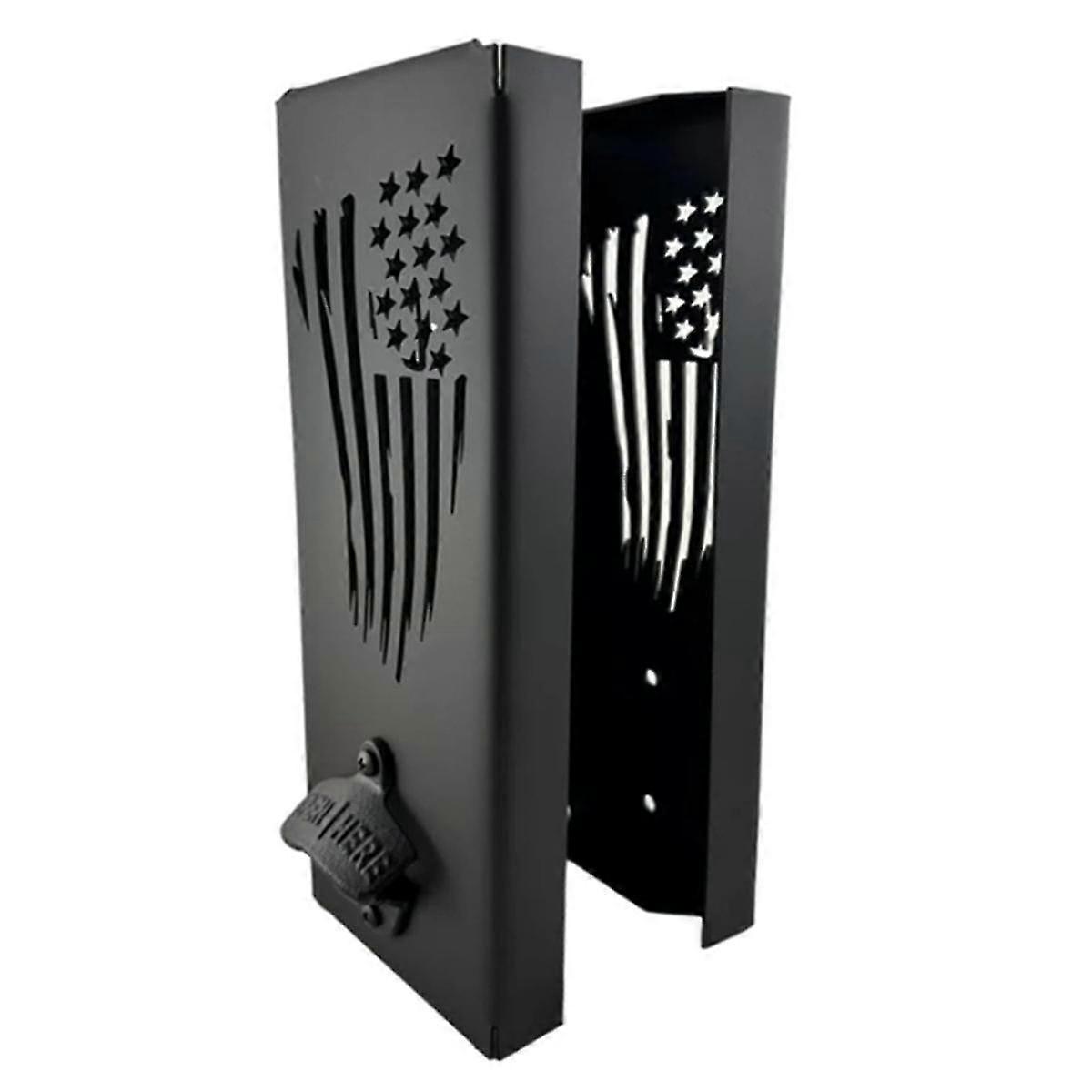 Can Cooler Stand with Bottle Opener, Can Cooler Stand, Wall Mounted Can Cooler Stand Jars with Bottle Opener