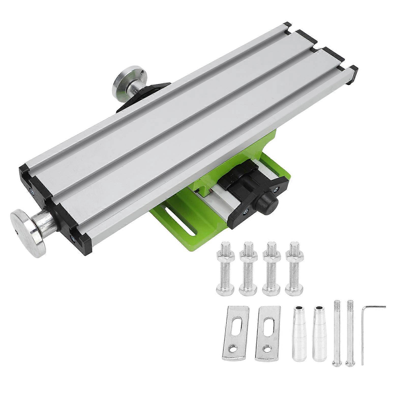 Cross Slide Table High Accuracy Mini Compound Drilling Bench Multifunction Milling Worktable YEMAA