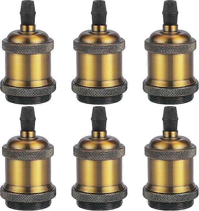 Vintage Solid Lamp Base, Lamp Base Made of Aluminum and Ceramic, Edison Screw Bulb Socket Adapter, DIY Wall Lamp, Table Lamp, Floor Lamp or Ceiling La