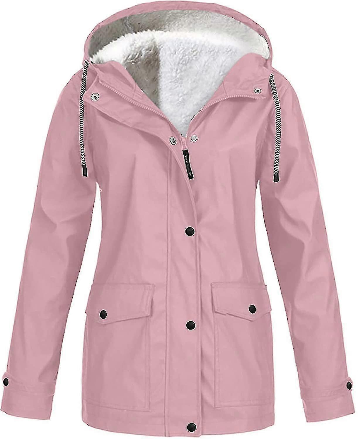 Giacca in pile da donna, felpa con cappuccio in pile Teddy, giacca invernale con calda fodera in sherpa, cerniera integrale, giacca in pile, abbigliamento da esterno, giacche invernali, Beige, M