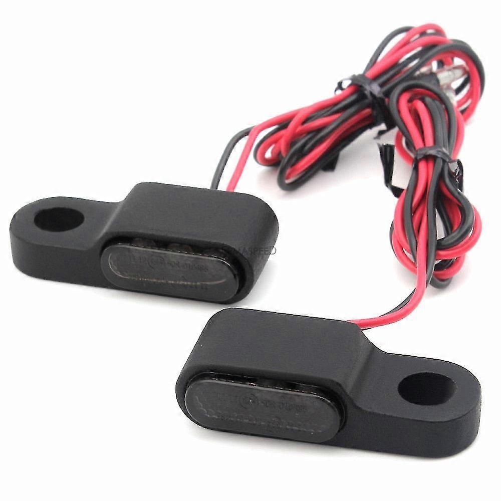 E24 mark led sequential motorcycle turn signal light mini waterproof handlebar blinker flashing lightings indicator lamp flasher